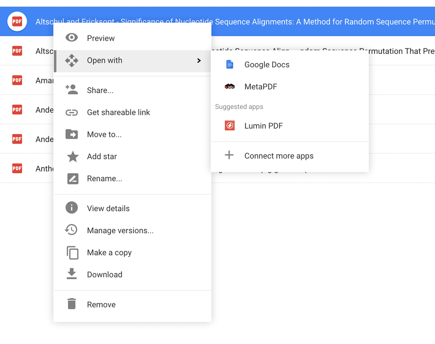 Opening PDFs in MetaPDF